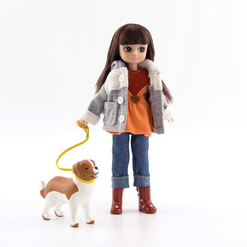 Lottie Walk in Park Doll with Pet Dog - Image 2